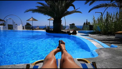Erotic Tanya: Ignored while I relax at the pool