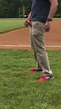 Jerking off on the Baseball Field by Home Plate
