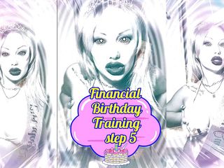 Goddess Misha Goldy: Betoverende financiële training van verjaardagsgodin! Stap 5