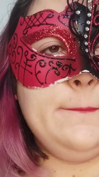 Ich habe meinen Lippenstift aufgetragen