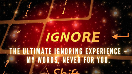 Goddess Misha Goldy: L’expérience ultime d’ignorer - mes paroles, jamais pour vous