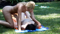 Lesbian Stories: Chicas impresionantes disfrutando del sexo al aire libre