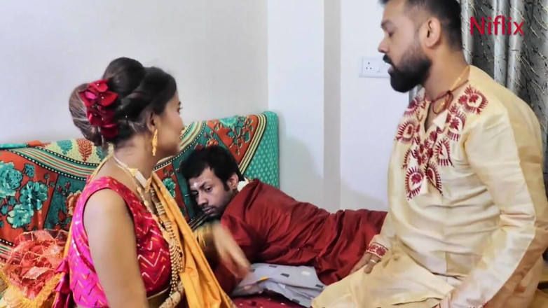 Anjalisingh_sexy: Newly Married Wife Fucked by Husband and Stepbrother in Law...