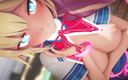 Mmd anime girls: MMD R-18, anime, filles, danse sexy, clip 299