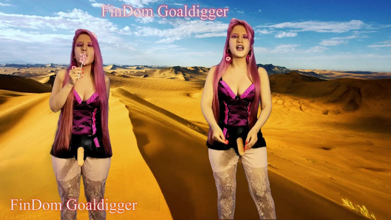 FinDom Goaldigger: Strap-on JOI