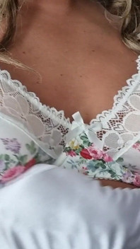 90s Vintage Flower Bra