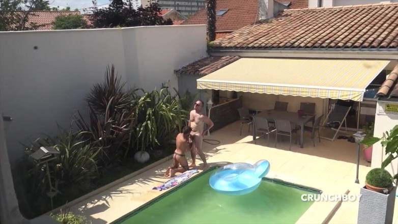 Raw French Bad boys: ふしだらな女は犯され、パパ屋外でcremapied