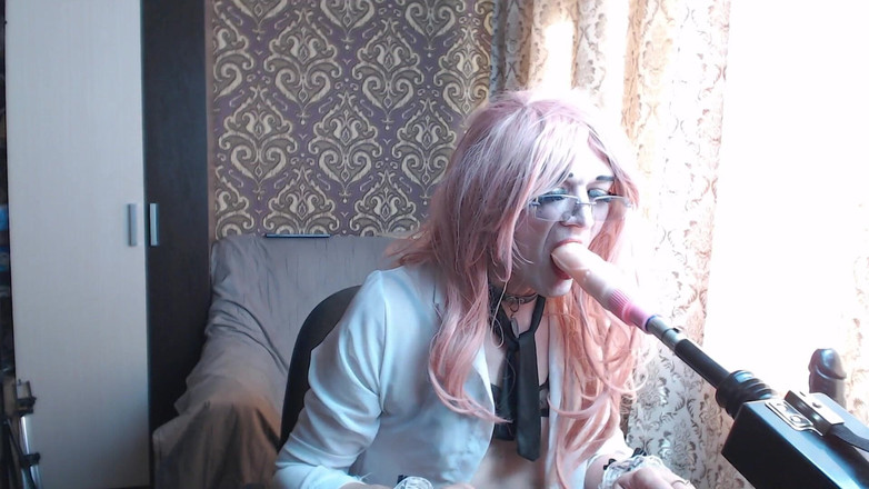 violet_bisex: Ssie Dildo Z Pieprzonej Maszyny
