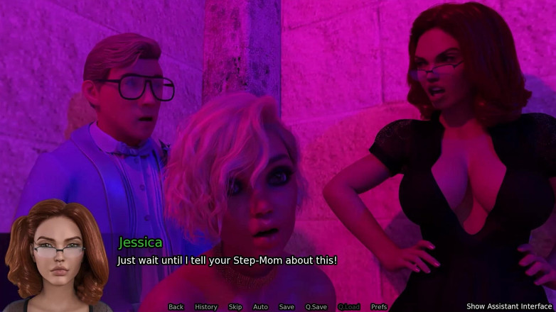 Studio-77: 继妹肛交 - 性爱机器人色情游戏