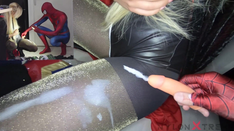 Nylon Xtreme: Gabi Gold Lurex Gold błyszczące nylonowe rajstopy