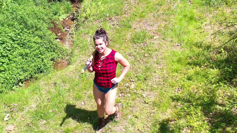Sammi Starfish: Topless lumberjack