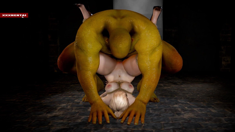 Soiyu Hentai: Bigcock Orc Animated Goddess of Wild Nights - 3D Animation