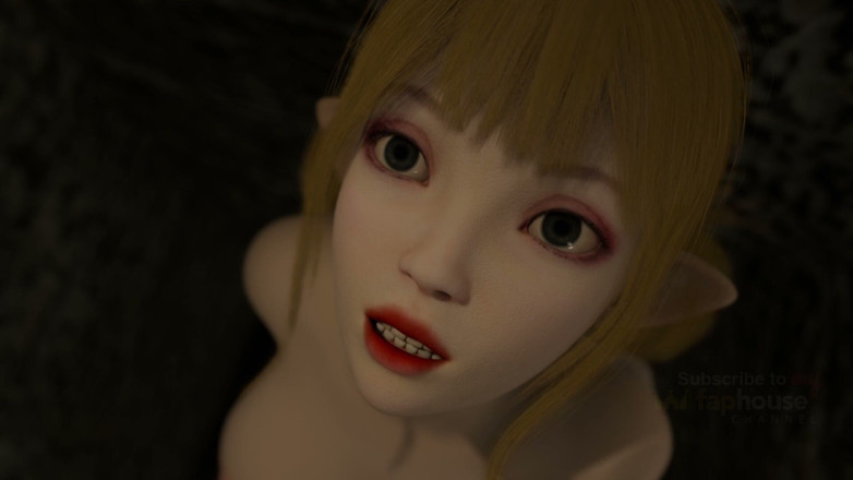 3dxpassion: Masmorra Orc Cativa - Garota Elfa Faz Deepthroat e Pratica Sexo...