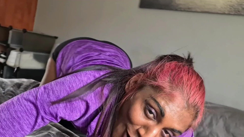 domslutfucker: POV Dirty Talking Desi Slut Bedroom Dildo Sucking and Fucking