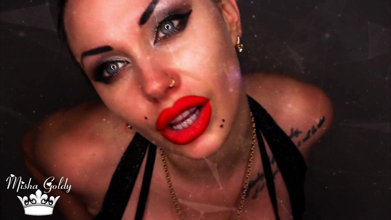 Goddess Misha Goldy: Today I am letting you wank all over my big...