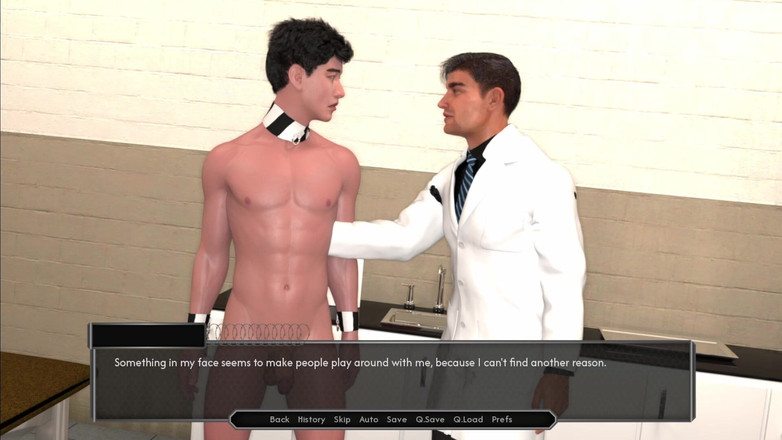Femboy Maaya: Korean Boy Antony in Prisoner Examination with Doctor Christopher