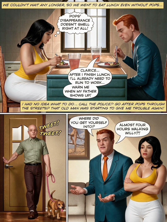 Captain Erogaming comics: Pops - the Pervert Father-in-law - Chapters 7-9
