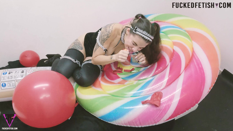 Fucked fetish: POV Magiczna pokojówka B2p Nadmuchiwane balony
