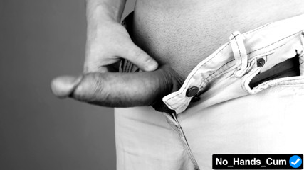 Cum no hands: Stile retrò vintage orgasmo eiaculazione da vicino eiaculazione grande cazzo...