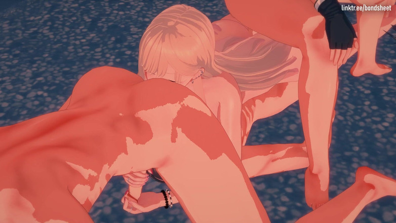 Bond sheet: Marin Kitagawa, trei studenți la o ascunzătoare de pe plajă