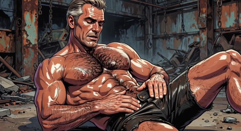 Erotic Man: Animasi Pria Berkeringat Panas