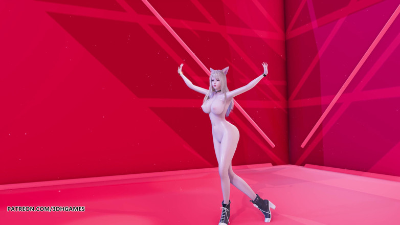 3D-Hentai Games: [MMD]シスター - アローンアーリセクシーなヌードダンスリーグオブレジェンドKDAの