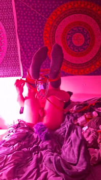 Butt Tail Chains Rope Self Bondage Nipple Clamps