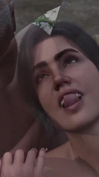 Riverside Cabin - V1.4 Part 1 - Clair Tasted Mr. Smith's Chocolate Inside of Her Pussy