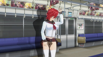 H3DC: 3D HENTAI chlap masturbuje kundičku vysokoškolačky ve vlaku