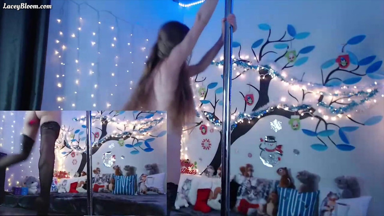 Lacey Bloom: Live show pole dance trong vớ 11:04