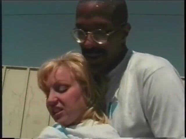 Hot and Wet: Blonde whore sucks and fucks huge black cock on a...