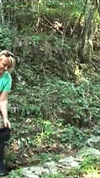 Hottest Outdoor Doggy Fuck for a Slutty Blonde Italian Cougar Big Ass