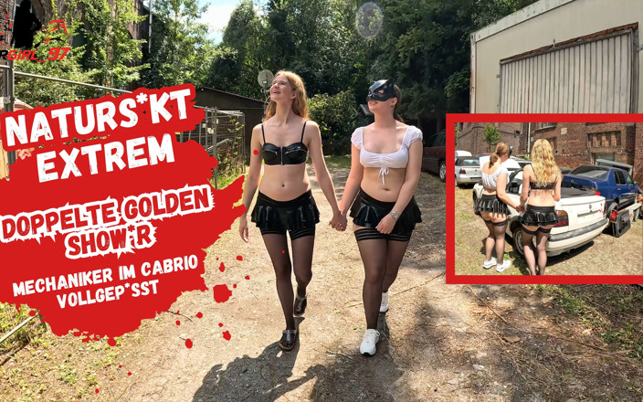 Bikergirl_97: We Piss His Cart Full! Mechanic Gets Double in the...