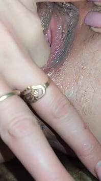 Oral Sex and Hairy Pussy Fucking in the Bedroom