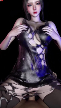 Gefilmte verführung: 3d-mädchenmodell - hentai, 3d-animation
