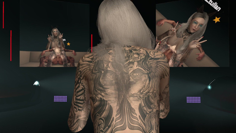 PixelAftDark: Călărire anală de o curvă tatuată