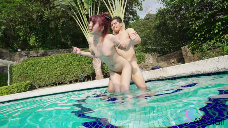 AV Jiali: Rich Bratty Girl Ranako Fucks Her Swim Teacher