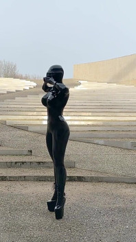 Міс fetilicious bts на відкритому повітрі стріляти у важкій гумі