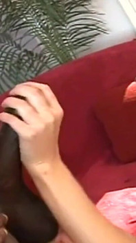 White Teen Sucking a Monster Black Cock Too Big for Her Mouth