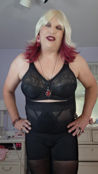 My Granny Girdle Underwear, Getting Ready to Go Out!