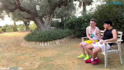 Amateur Guys Fuck: Agf: Mi diverto con il mio amico nel parco in...