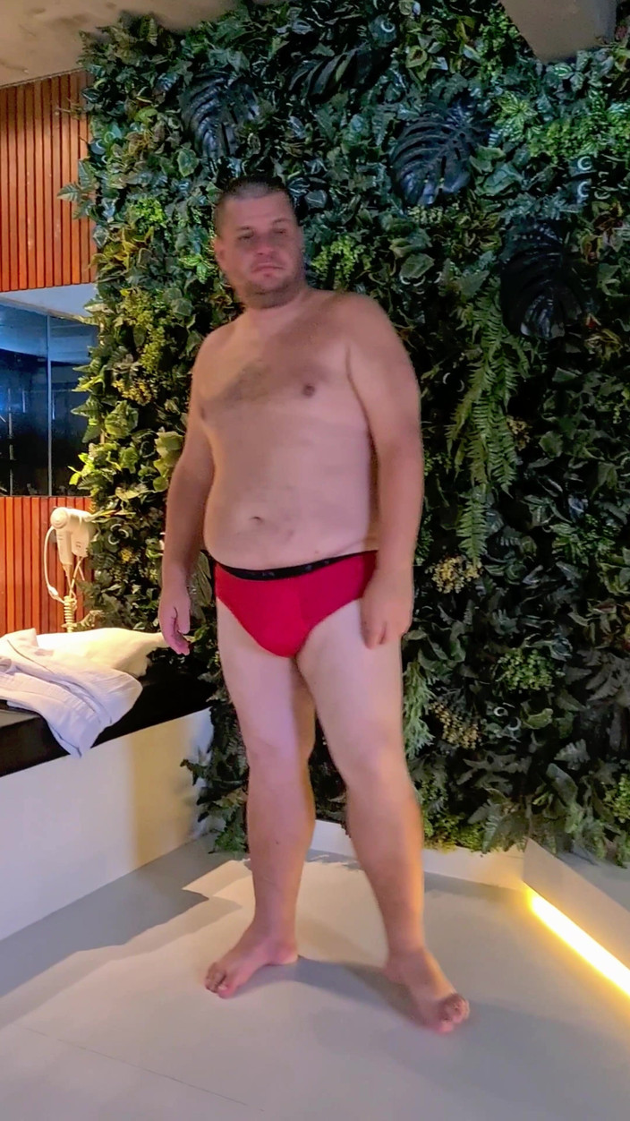 Punchbagplz: (son Boşalma) Ayı Vücuduna Tapma Bakış açısı - Tombul Güçlü Dövüşçü