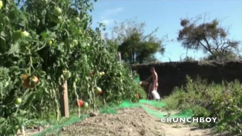Crunch Boy: Max fucked by Jimy in exhib in garden