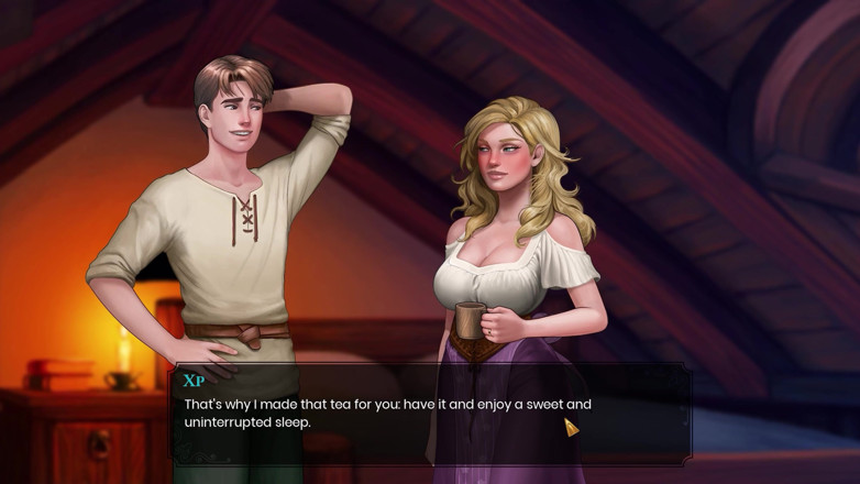 Porny Games: What a Legend v0.4.01 - Расслабление за чашкой чая (2)