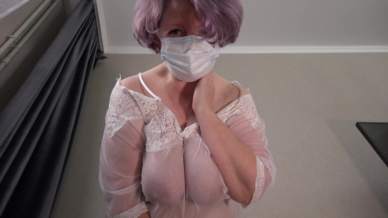 Milf Big Tits: Mature Hairy Cunt Cums From Above. - Chubby MILF Takes off...