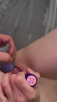 Pissy Dildo Fuck and Stepdaddy's Golden Shower