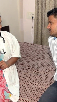 Desi medico e paziente sesso in ospedale