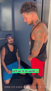 I Discover This Latin Boy in the Elevatormy Big Cock Fucks Him