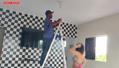 MARCIO BAIANO: Aku mengelabui tukang listrik ini untuk ngentot sama tukang listrik...