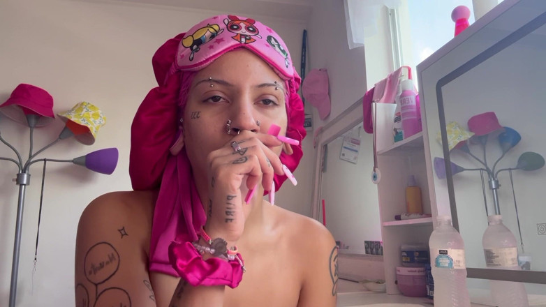 Nali Marie: Vaping Coughing Smoke Fetish Teen Bimbo Vape Cough Blazing Smoking...